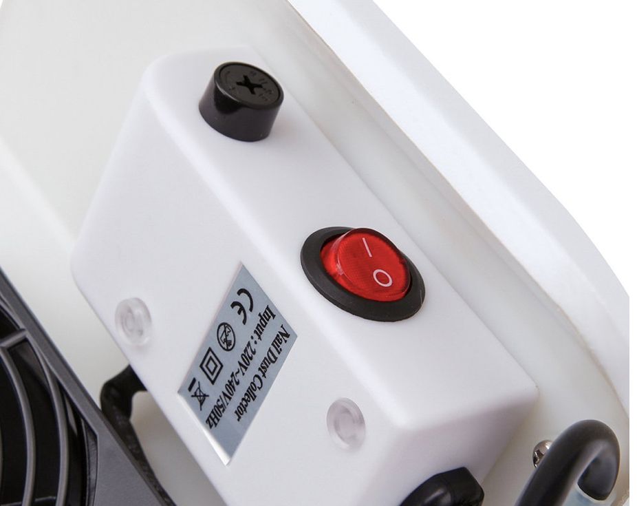 Powerful Dust Collector for Manicure and Nail Filing, White V1237-ZY-506-0242