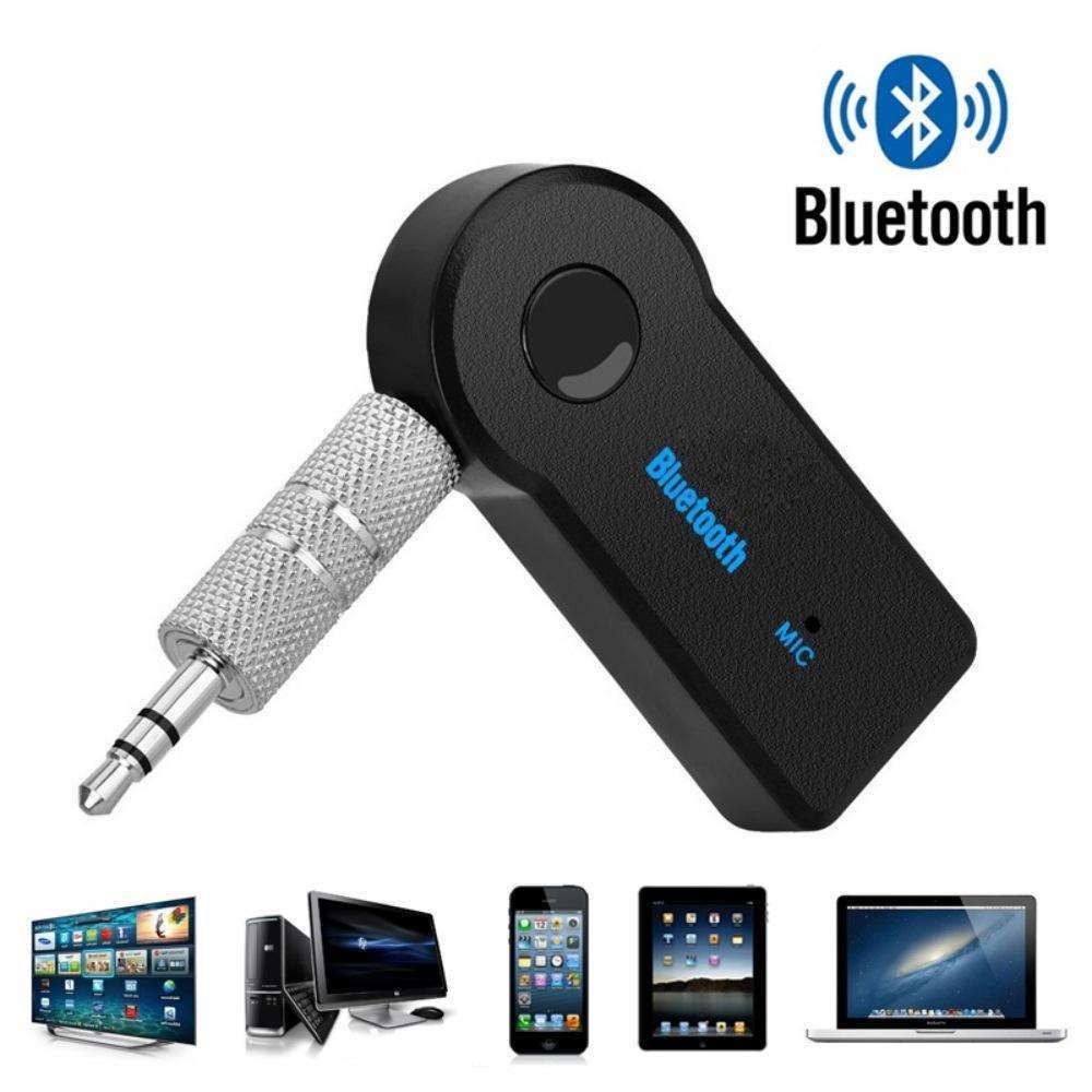Bluetooth Music Receiver AUX 4.1, Black, Wireless Car Audio Adapter V1237-ZY-506-0243