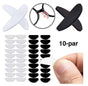 10 Pairs Silicone Nose Pads for Glasses, Transparent V1237-ZY-506-0252
