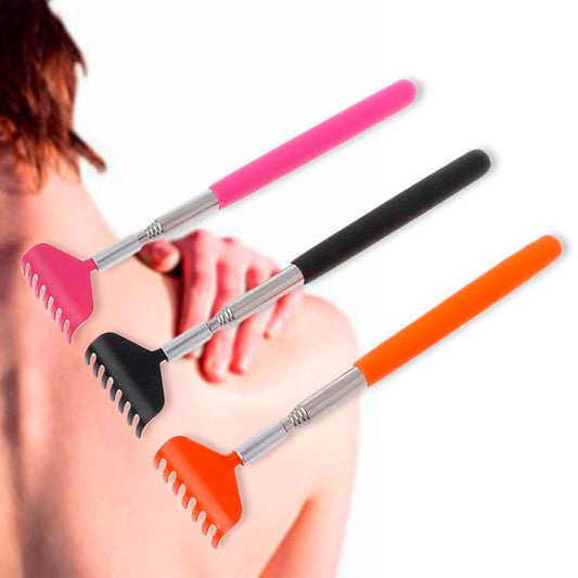 3Pcs Back Massager Telescopic, Pink Black Orange V1237-ZY-506-0253