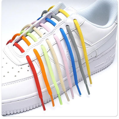 Black No-Tie Elastic Shoelaces, one size, 1 pair V1237-ZY-506-0255