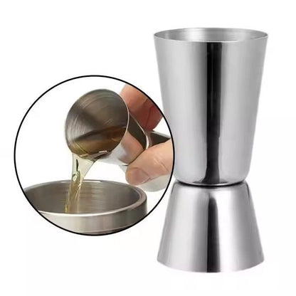 5 pcs Double Measuring Glass Cocktail Jigger, 30/60ml Black V1237-ZY-506-0267