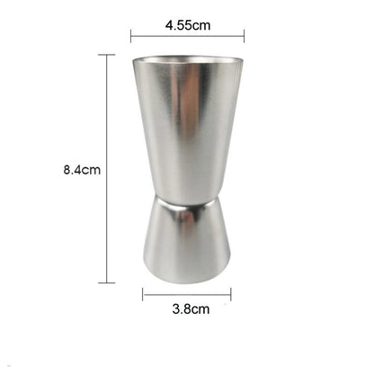 5 pcs Double Measuring Glass Cocktail Jigger, 30/60ml Black V1237-ZY-506-0267