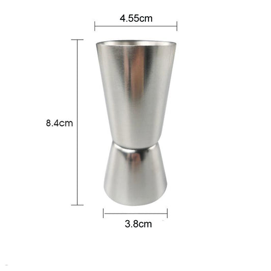 5 pcs Double Measuring Glass Cocktail Jigger, 30/60ml Black V1237-ZY-506-0267