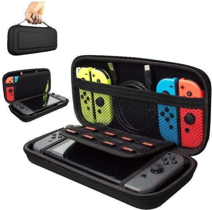 Nintendo Switch Storage Case Hard Organizer, Black V1237-ZY-506-0268