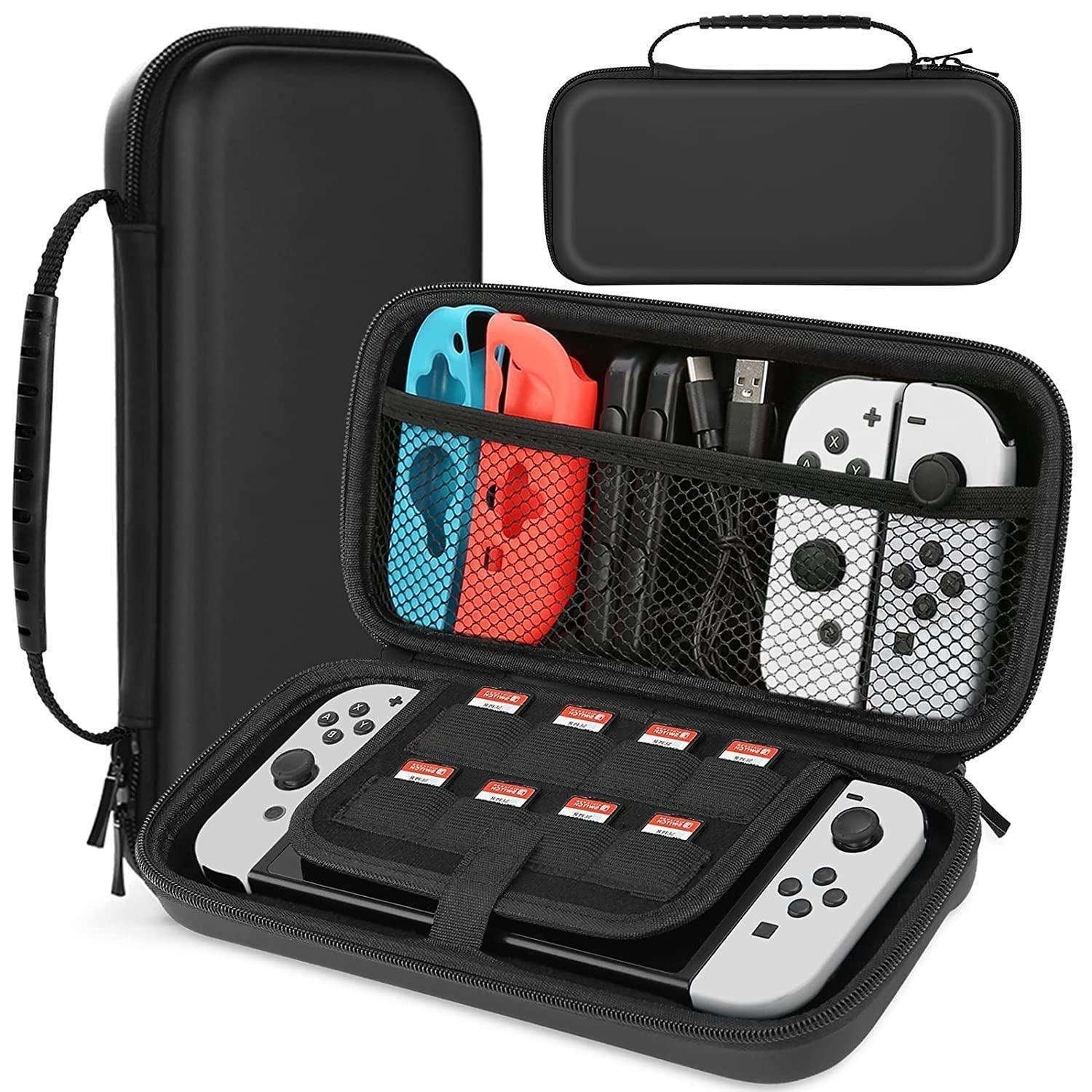 Nintendo Switch Storage Case Hard Organizer, Black V1237-ZY-506-0268