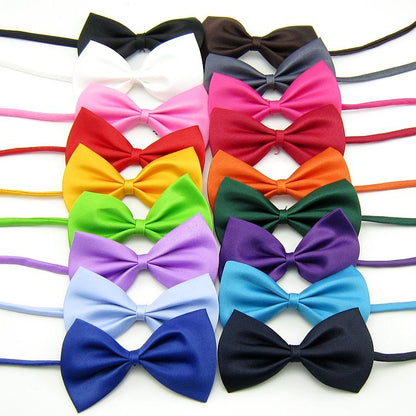 18 pcs Dog Bow Tie Collar, Red, for Small to Medium Pets V1237-ZY-506-0269