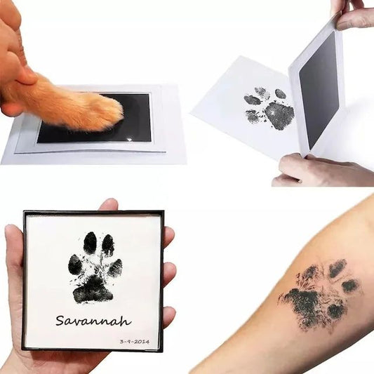 Handprint Kit Paw Print Memory Keepsake Black V1237-ZY-506-0270