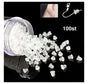 100pcs Earring Backs, Nickel-Free Latex Transparent V1237-ZY-506-0273