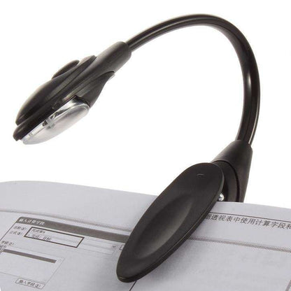 Book Lamp LED Reading Light with Clamp, Black V1237-ZY-506-0281