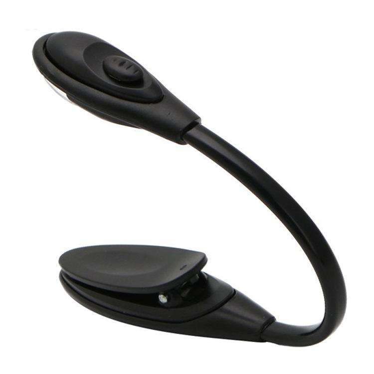Book Lamp LED Reading Light with Clamp, Black V1237-ZY-506-0281
