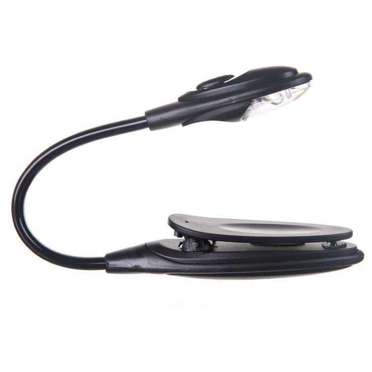Book Lamp LED Reading Light with Clamp, Black V1237-ZY-506-0281
