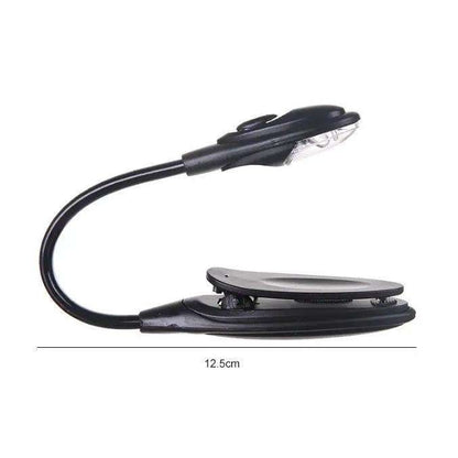 Book Lamp LED Reading Light with Clamp, Black V1237-ZY-506-0281