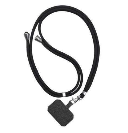 Nylon Phone Lanyard Rope for Universal Crossbody Mobile Phones, Black V1237-ZY-506-0289
