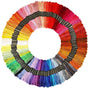100pcs MultiColor Embroidery Thread Mouline Thread for Dolls V1237-ZY-506-0291