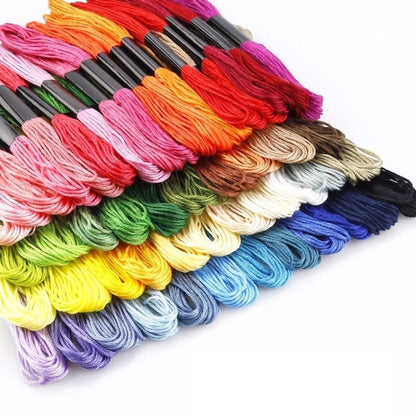 100pcs MultiColor Embroidery Thread Mouline Thread for Dolls V1237-ZY-506-0291