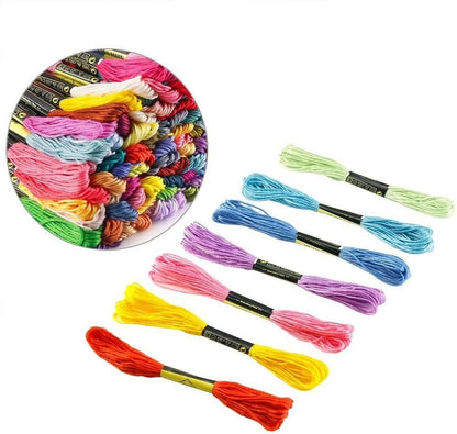 100pcs MultiColor Embroidery Thread Mouline Thread for Dolls V1237-ZY-506-0291