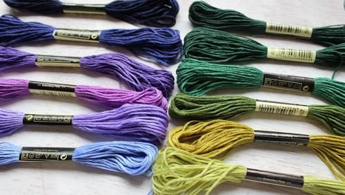 100pcs MultiColor Embroidery Thread Mouline Thread for Dolls V1237-ZY-506-0291