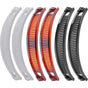 6pcs Banana Hair Clips, Multi-Color V1237-ZY-506-0301