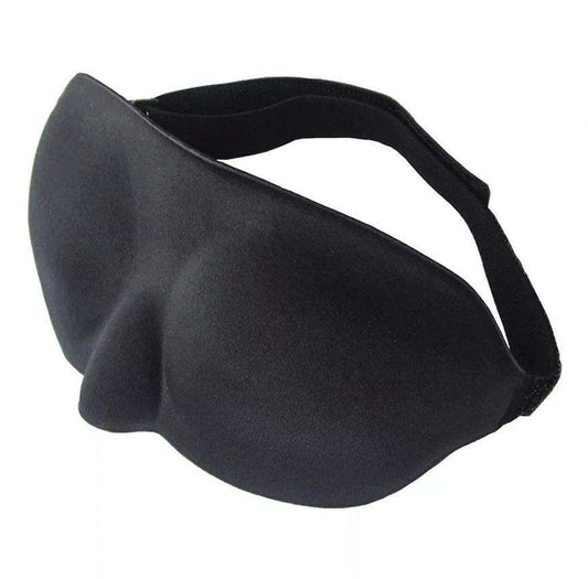 2-Pack 3D Sleep Mask Eye Mask Blindfold, Black V1237-ZY-506-0302