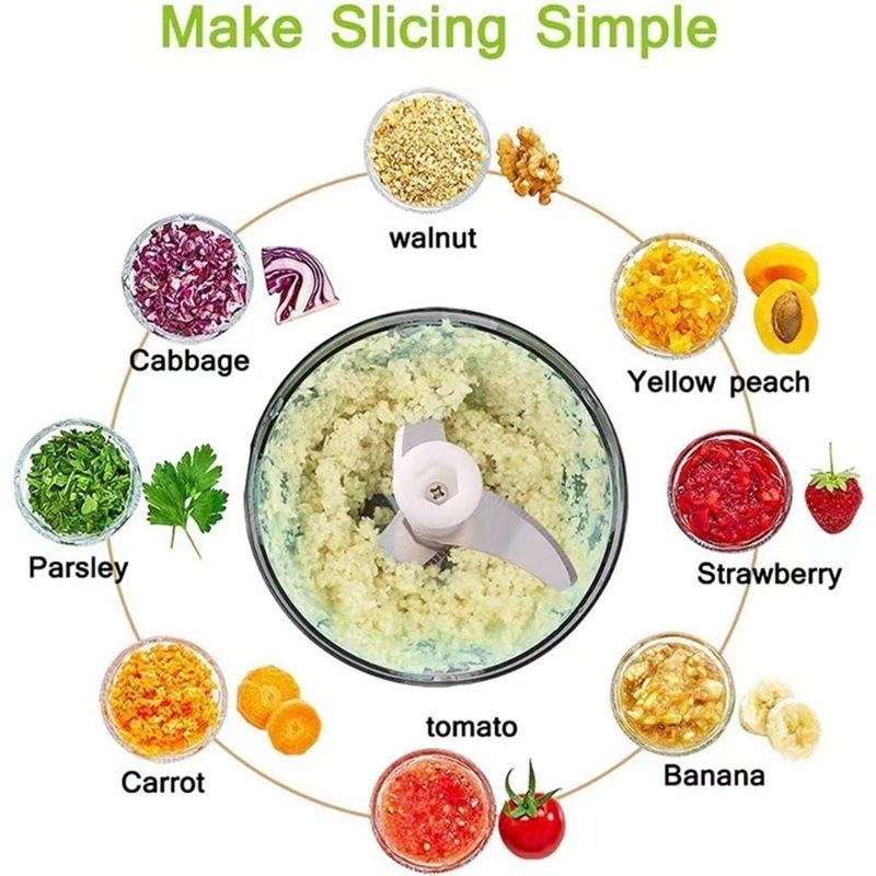 Onion Chopper 500 ml Manual Kitchen Helper, White V1237-ZY-506-0306