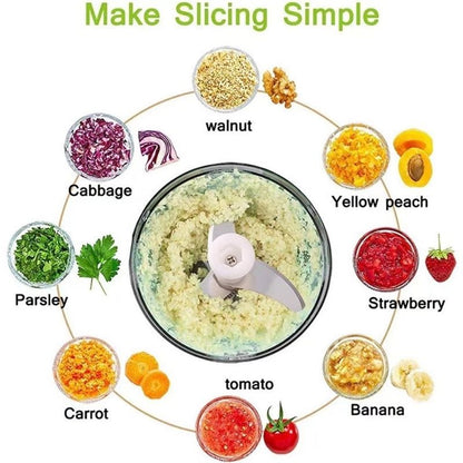 Onion Chopper 500 ml Manual Kitchen Helper, White V1237-ZY-506-0306