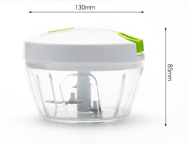 Onion Chopper 500 ml Manual Kitchen Helper, White V1237-ZY-506-0306