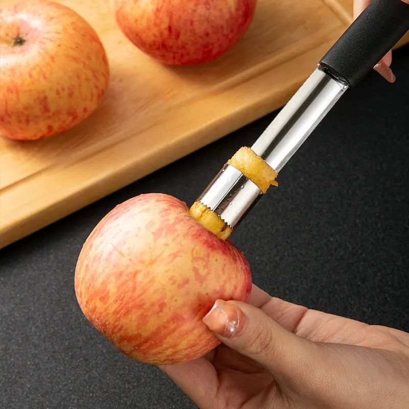 Stainless Steel Apple Corer, Silver - Easy and Efficient Core Removal V1237-ZY-506-0308