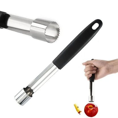 Stainless Steel Apple Corer, Silver - Easy and Efficient Core Removal V1237-ZY-506-0308