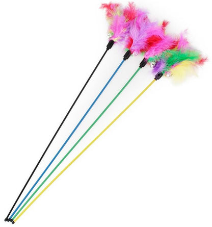 Cat Toy with Feathers and Bell V1237-ZY-506-0311