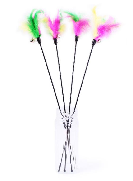 Cat Toy with Feathers and Bell V1237-ZY-506-0311