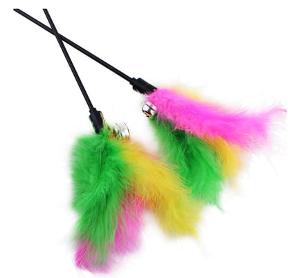 Cat Toy with Feathers and Bell V1237-ZY-506-0311