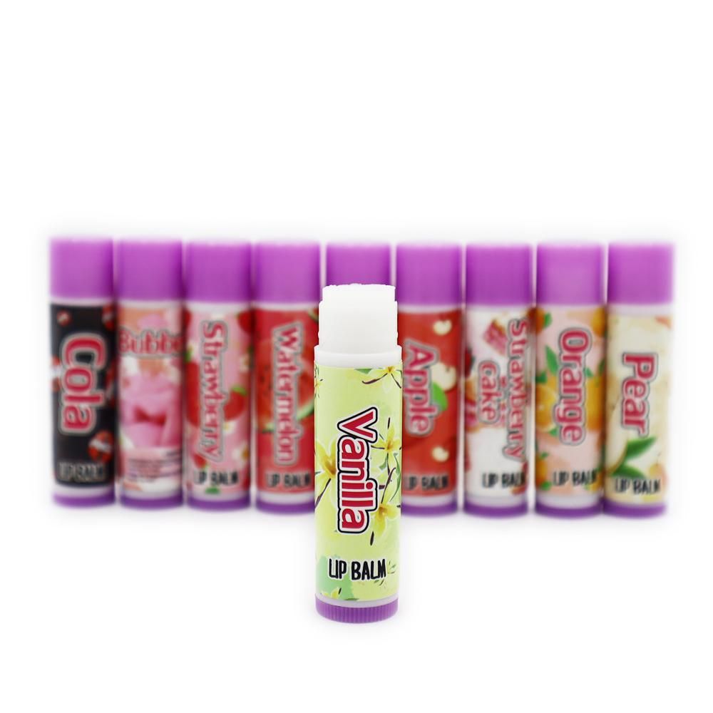 10pcs Lip Balm Softening Mixed Scents MultiColor V1237-ZY-506-0313