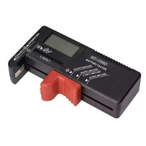 Battery tester with LCD display, black V1237-ZY-506-0315
