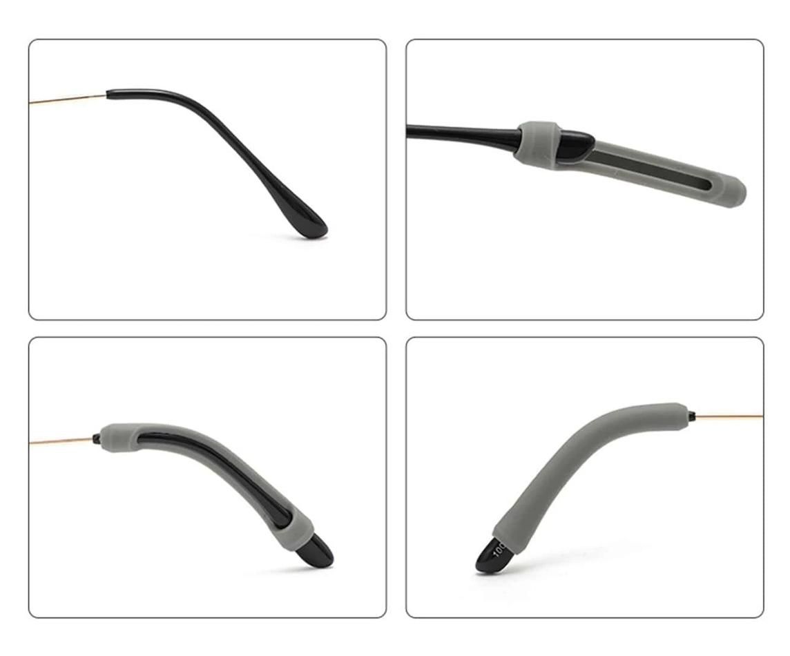 4 Pcs Anti-Slip Silicone Nose Pads for Glasses, Wear-Resistant V1237-ZY-506-0325