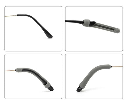 4 Pcs Anti-Slip Silicone Nose Pads for Glasses, Wear-Resistant V1237-ZY-506-0325