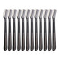 12 pcs Eyebrow Knives, Black V1237-ZY-506-0328