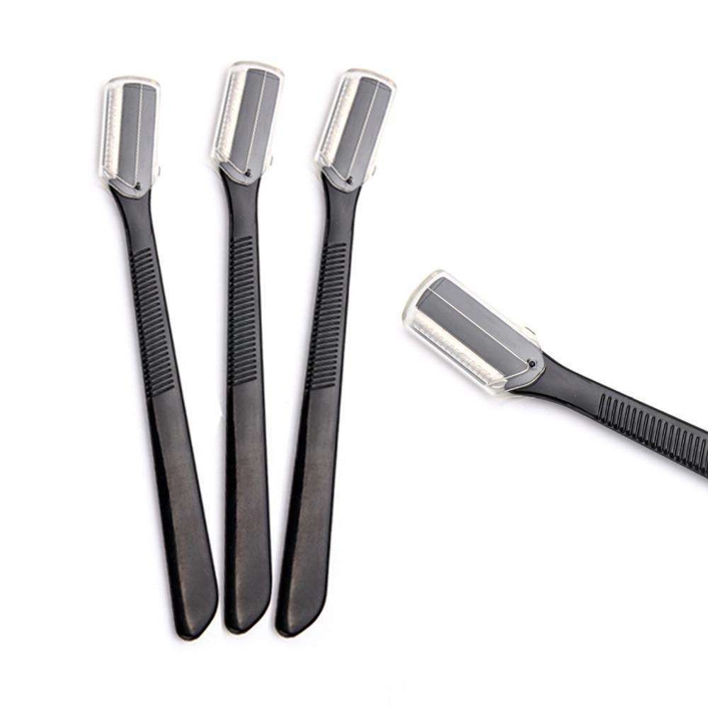 12 pcs Eyebrow Knives, Black V1237-ZY-506-0328