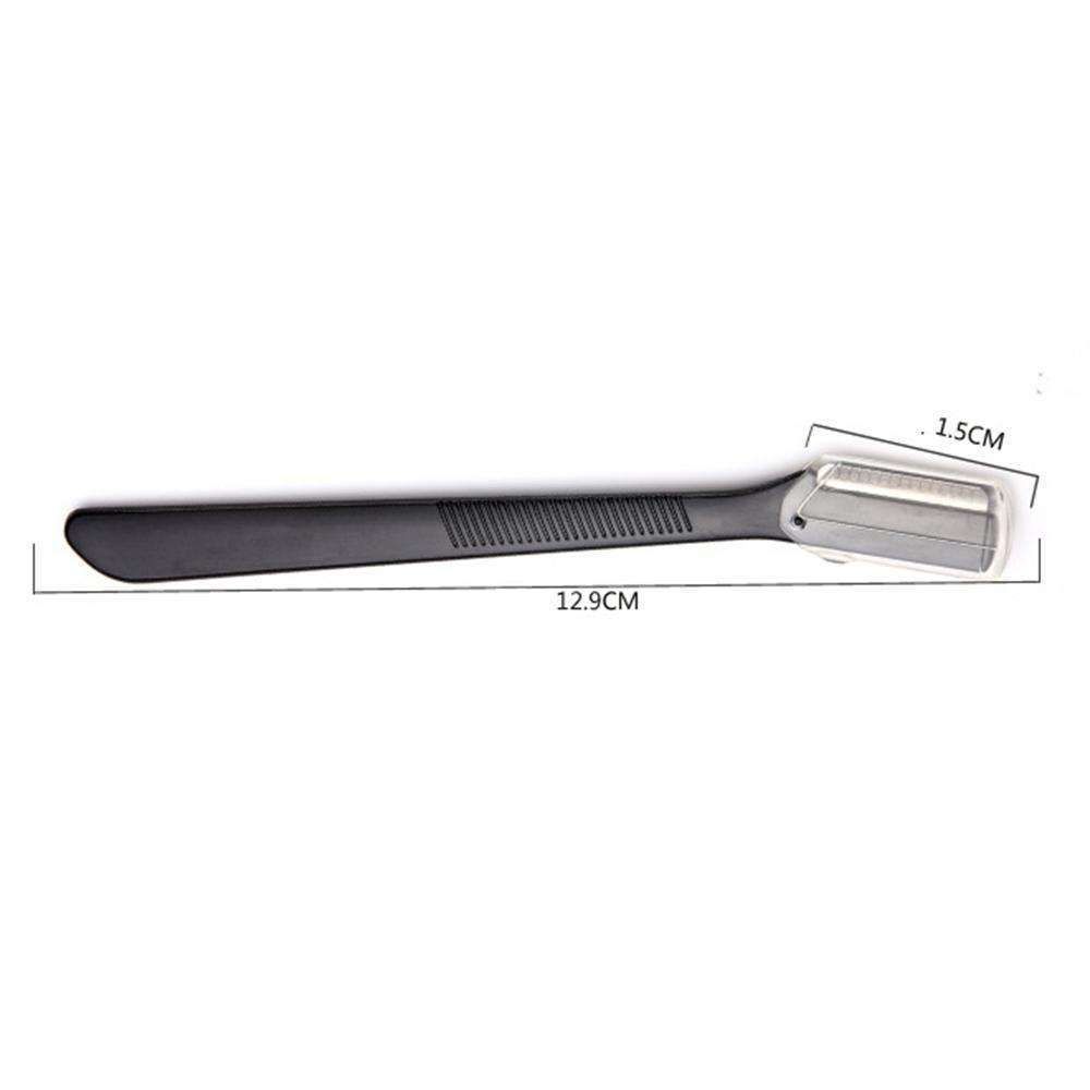 12 pcs Eyebrow Knives, Black V1237-ZY-506-0328