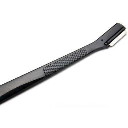 12 pcs Eyebrow Knives, Black V1237-ZY-506-0328