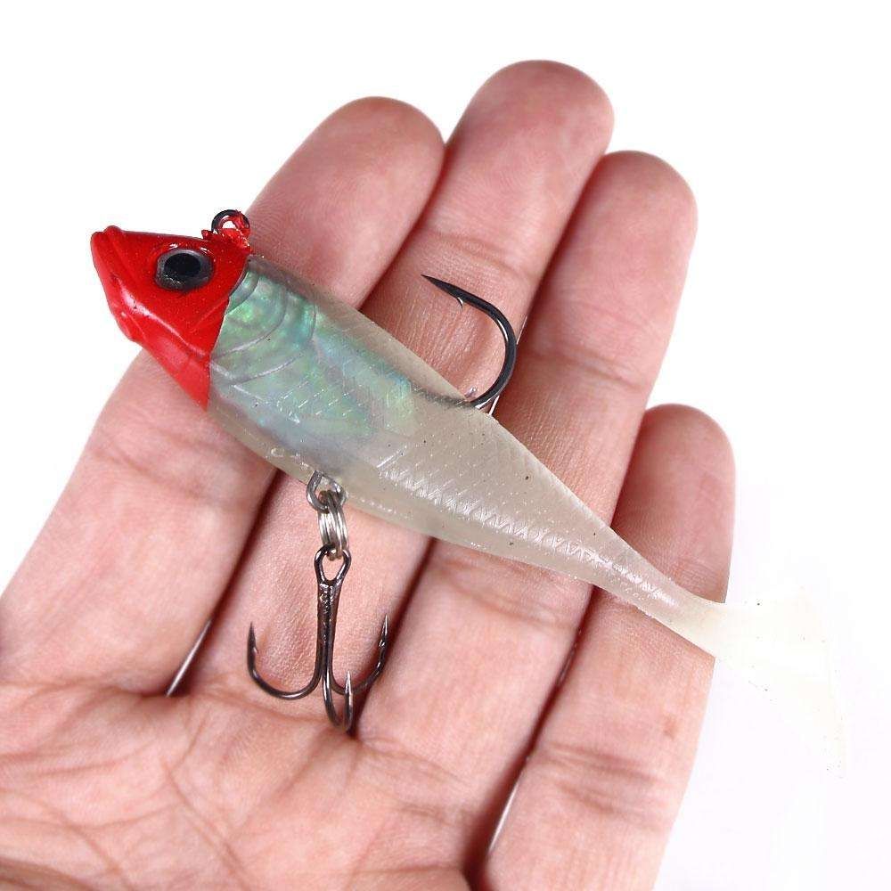3-Pack Fishing Jigs for Pike and Perch, 10cm, MultiColor V1237-ZY-506-0332