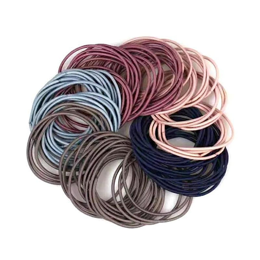 100pcs Hair Ties, MultiColor Hair Bands V1237-ZY-506-0334