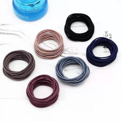100pcs Hair Ties, MultiColor Hair Bands V1237-ZY-506-0334