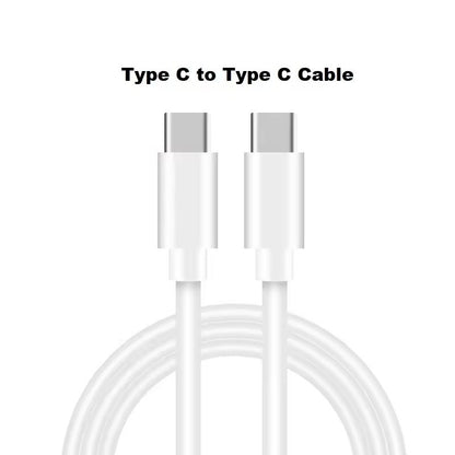 2-PACK USB-C to USB-C Fast Charging Cable, 2m, White V1237-ZY-506-0335