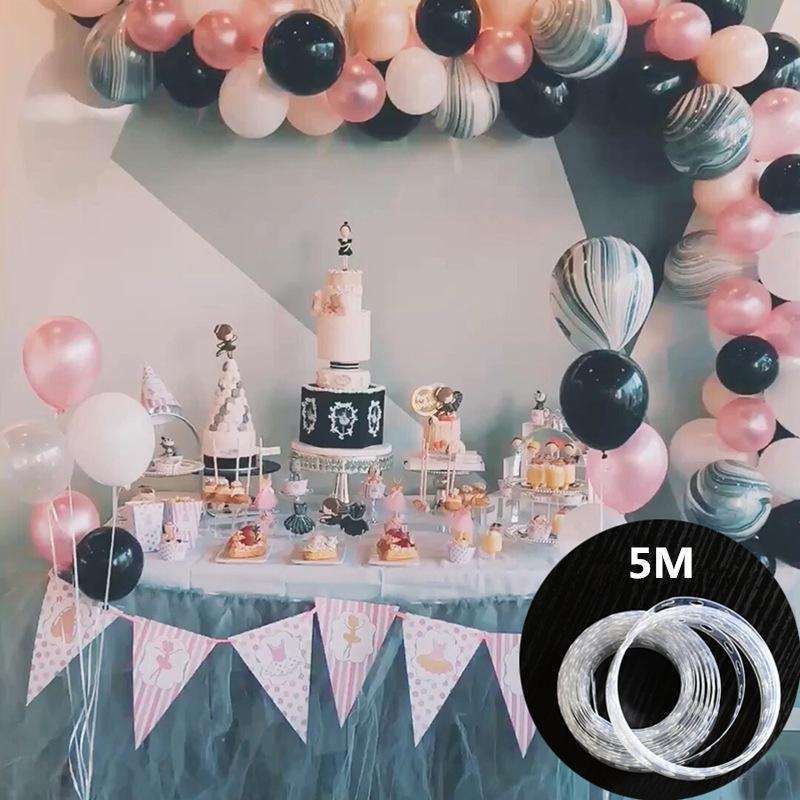5m Balloon Garland Ribbon, String for Balloons, Transparent V1237-ZY-506-0336