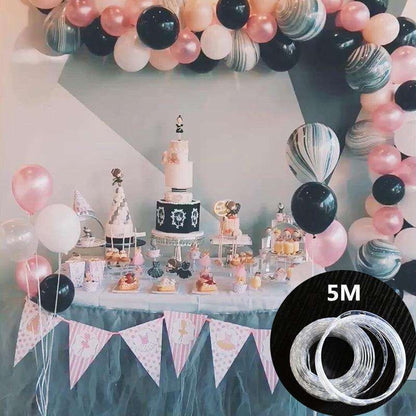 5m Balloon Garland Ribbon, String for Balloons, Transparent V1237-ZY-506-0336