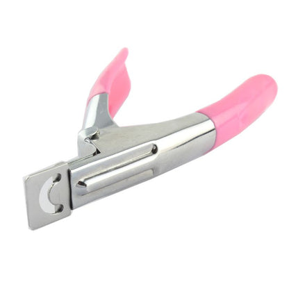 Pink nail scissors and tipping pliers V1237-ZY-506-0341