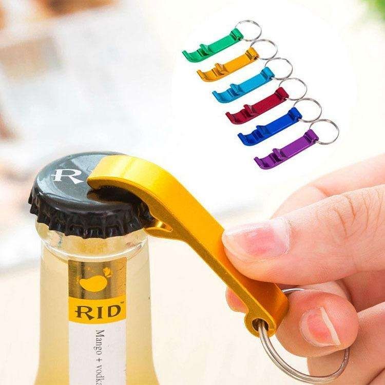 5-Pack Multi-Color Bottle Opener Cap Opener Can Opener Keychain V1237-ZY-506-0346