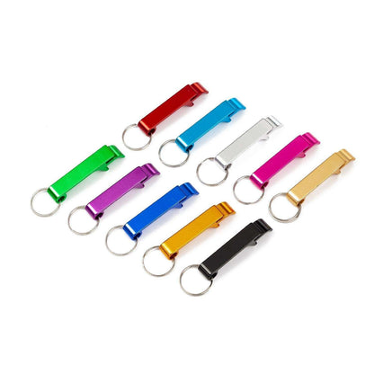 5-Pack Multi-Color Bottle Opener Cap Opener Can Opener Keychain V1237-ZY-506-0346