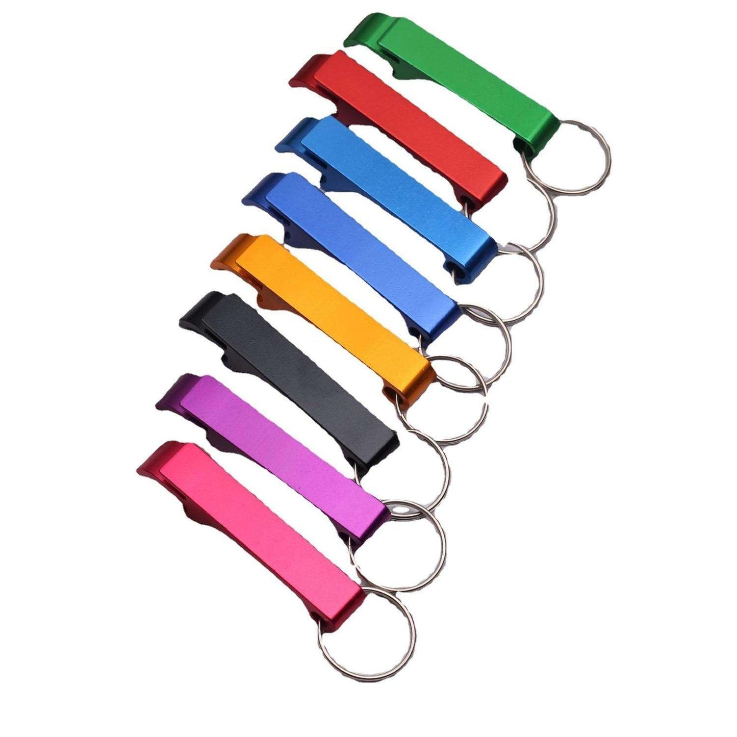5-Pack Multi-Color Bottle Opener Cap Opener Can Opener Keychain V1237-ZY-506-0346